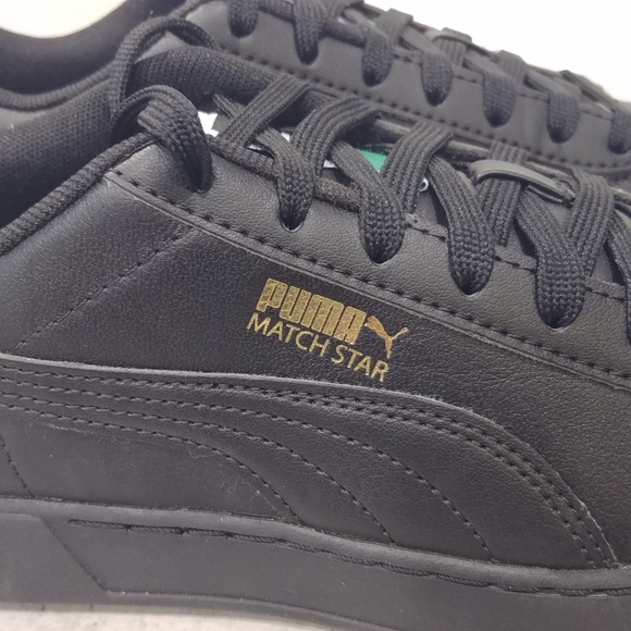 PUMA MATCH STAR Men's Size 6.5 Shoes Lace Up Sneakers 38020403 BLACK / GOLD New - Picture 12 of 12